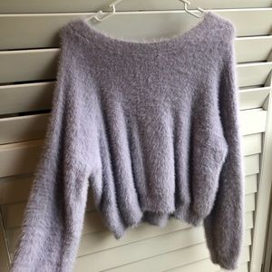 Double zero lavender sweater